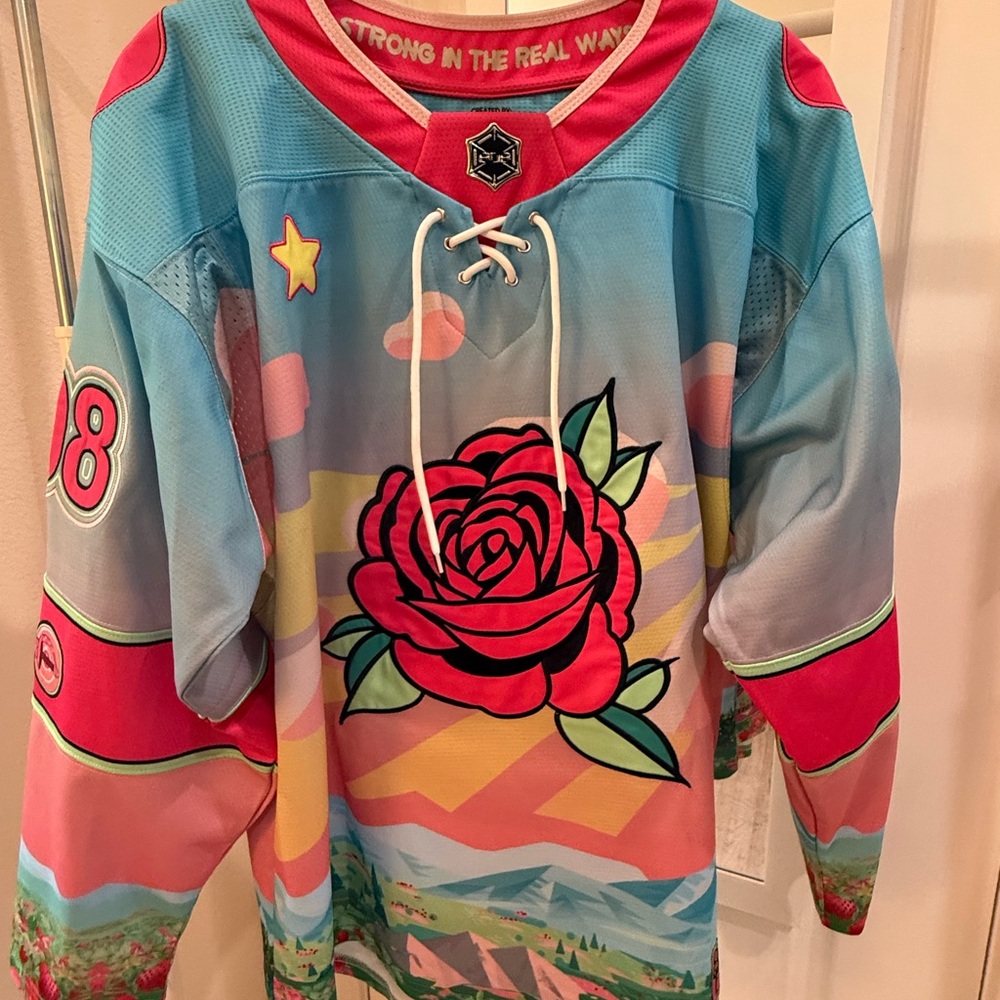 Elev808 Steven’s Universe You’re An Experience Rose Quartz Hockey Jersey